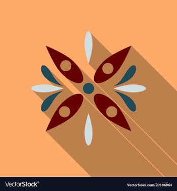 Big of beautiful colorful flowers vector image