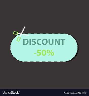 Big sale banner ribbon vector image