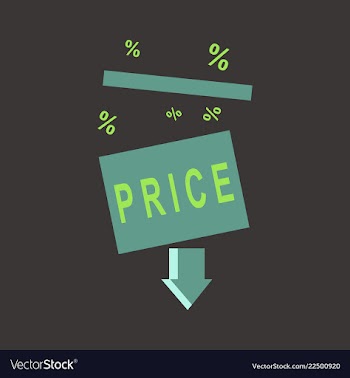 Big sale banner ribbon vector image