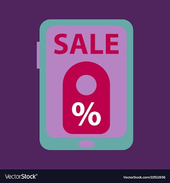Big sale banner ribbon vector image