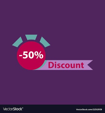 Big sale banner ribbon vector image