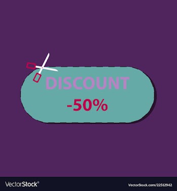 Big sale banner ribbon vector image