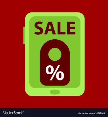 Big sale banner ribbon vector image