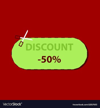 Big sale banner ribbon vector image