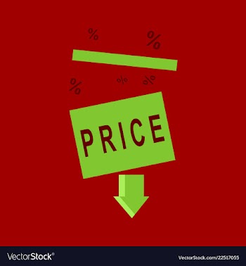 Big sale banner ribbon vector image