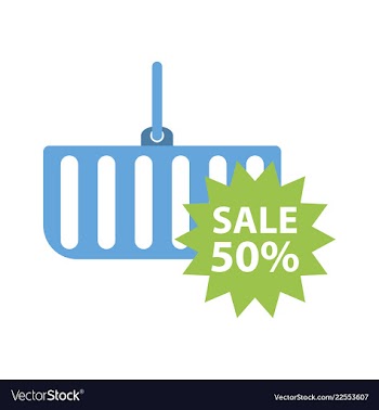 Big sale banner ribbon vector image