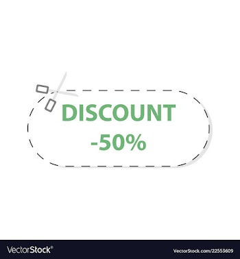 Big sale banner ribbon vector image