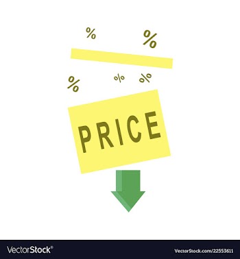 Big sale banner ribbon vector image
