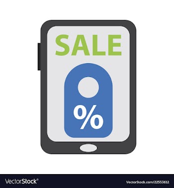 Big sale banner ribbon vector image