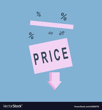 Big sale banner ribbon vector image