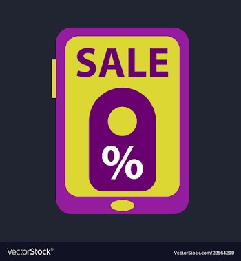 Big sale banner ribbon vector image
