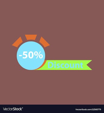 Big sale banner ribbon vector image