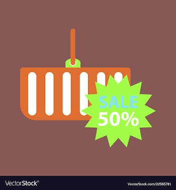 Big sale banner ribbon vector image
