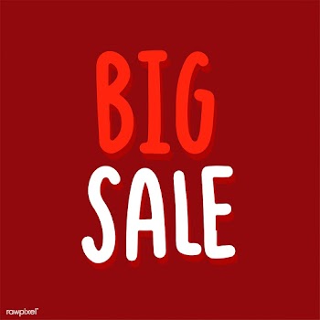 Big sale promotion typography vector | Free stock vector - 472335
