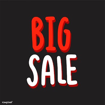 Big sale promotion typography vector | Free stock vector - 472503