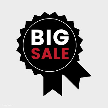 Big sale promotional badge vector | Free stock vector - 471023