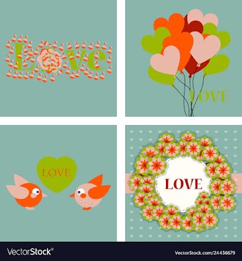 Big set of icons for valentines day mothers day vector image