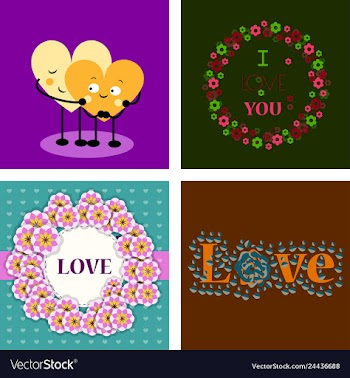 Big set of icons for valentines day mothers day vector image