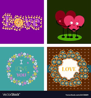Big set of icons for valentines day mothers day vector image