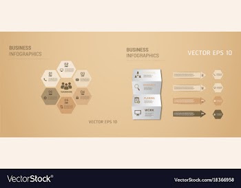 Big set of infographics elements eps10 vector image