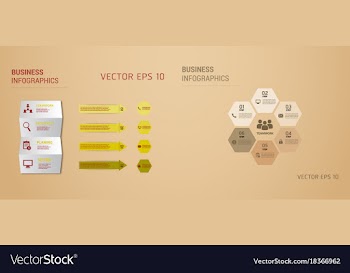 Big set of infographics elements eps10 vector image