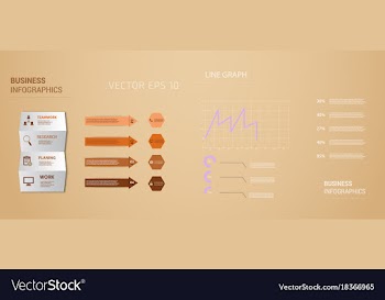 Big set of infographics elements eps10 vector image