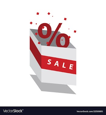 Big super sale emblems in shape of round bomb vector image