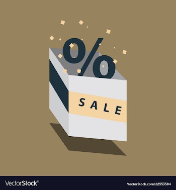 Big super sale emblems in shape of round bomb vector image