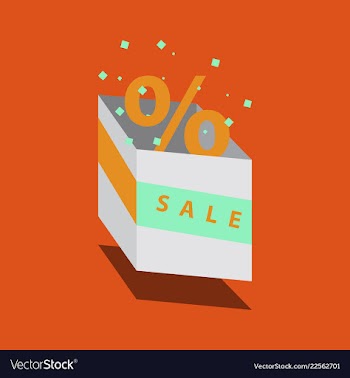 Big super sale emblems in shape of round bomb vector image