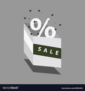Big super sale emblems in shape of round bomb vector image