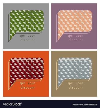 Big super sale promotional set emblems in shape vector image