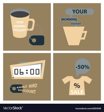 Big super sale promotional set emblems in shape vector image