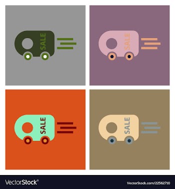 Big super sale promotional set emblems in shape vector image