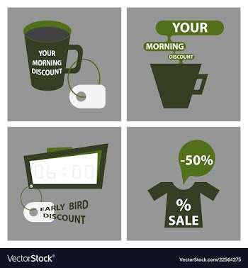 Big super sale promotional set emblems in shape vector image
