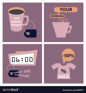 Big super sale promotional set emblems in shape vector image
