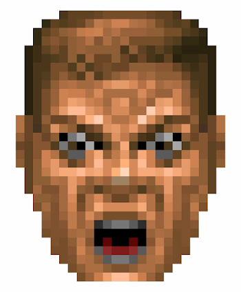 Bigouch - Doom Guy Face, Transparent Png Download For Free #718048 ...