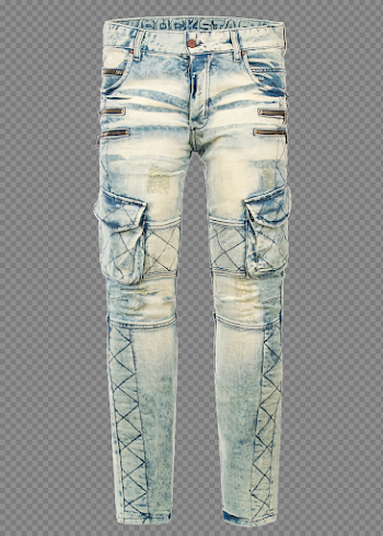 Biker Jeans PNG Image With Transparent Background