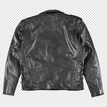 Biker Leather Jacket PNG Download Image