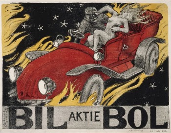 Bil-bol, poster for an automobile | Free Photo - rawpixel