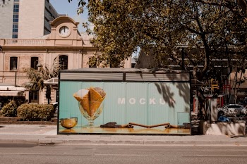 Billboard mockup in urban environment Free Psd