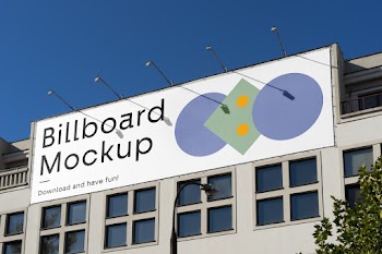 Billboard on the Building Mockup billboard mockup co download and have fun! 