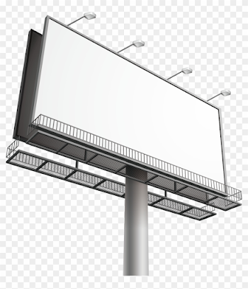 Billboard Out Of Home Advertising Clip Art - Billboard Png - Free ...