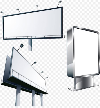 Billboard Royalty-free Download Clip art - White outdoor billboards 