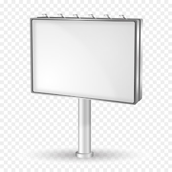 Billboard - Vector white billboard 