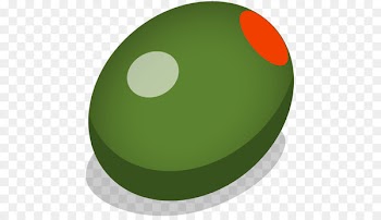 billiard ball green font - Olive 