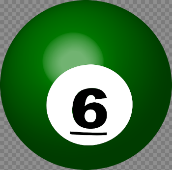 Billiard Ball Transparent Background PNG