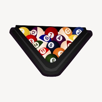 Billiard balls set sticker, sport | Free PSD - rawpixel