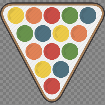 Billiard, billiards, pool, rack, triangle icon