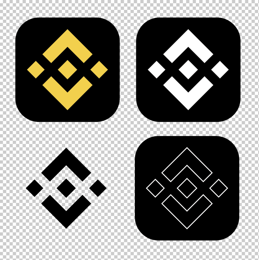 Binance logo, png format, transparent logo