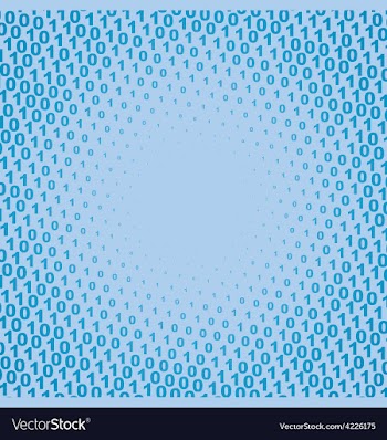 Binary code vector image